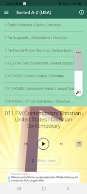 Contemporary Christian Radio android App screenshot 1