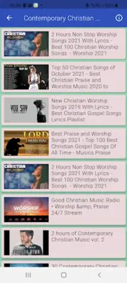 Contemporary Christian Radio android App screenshot 4